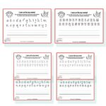 Name Writing Activity Sheet