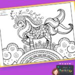 Unicorn Mindfulness Colouring