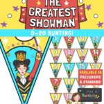 The Greatest Showman 0-20 Bunting