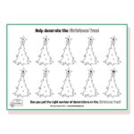 Christmas fine motor skills activity