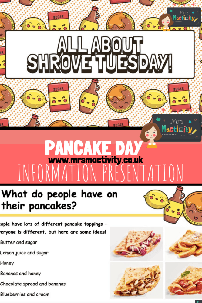 Pancake Day Information PowerPoint For Kids EYFS KS1 Shrove Tuesday