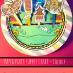 Chinese new year paper plate puppet craft