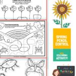 Spring Pencil Control Activity