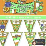 St Patrick's Day bunting