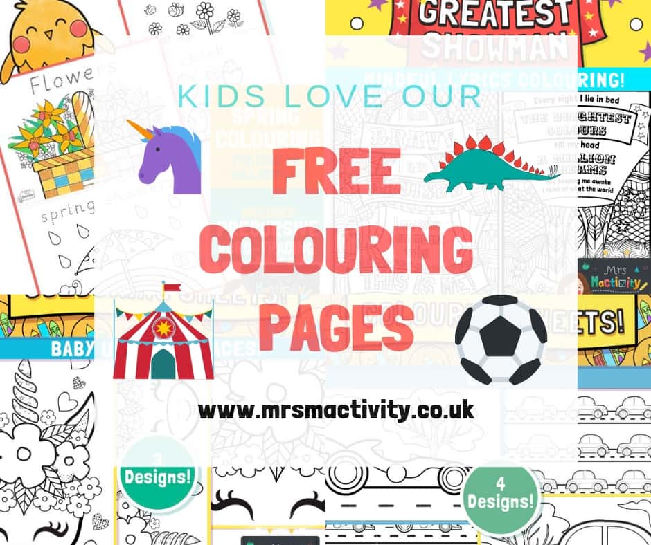 Free Kids Colouring Pages – Mrs Mactivity