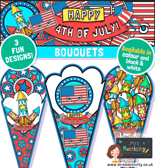 4th July paper crafts