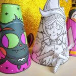 Halloween paper cone craft