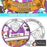 Halloween Paper Plate Craft Activity