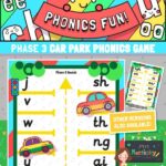Phase 3 Car Park Phonics Game
