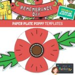 Remembrance Day Paper Plate Poppy Template