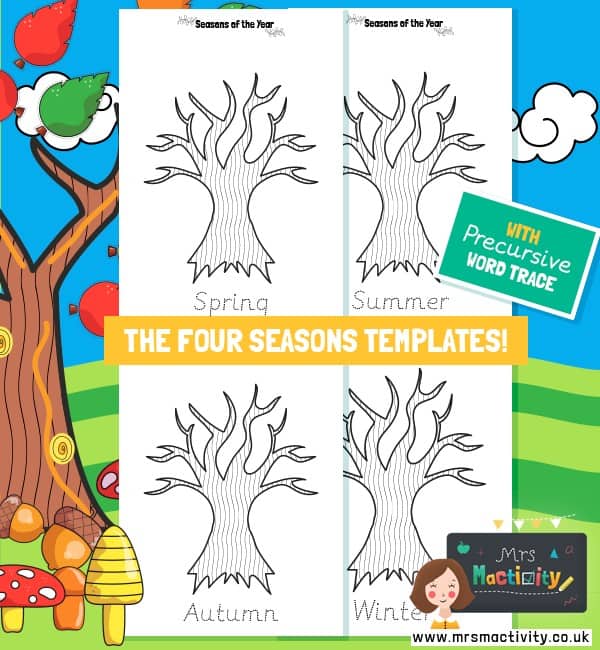 Four Seasons Tree Template | Mrs Mactivity