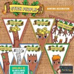 Stick man bunting