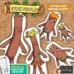 Stick People Cutting Skills and Display Pack
