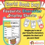 World Book Day Character Activity Sheet