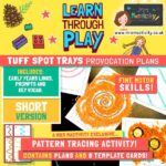 Tuff Spot Tray Pattern Tracing Provocation - Short Plan