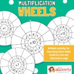 Multiplication Wheels Activity Worksheet