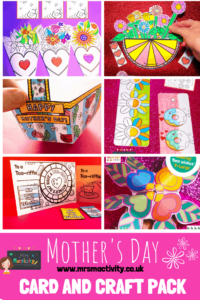 Mothers Day Cards Eyfs - Mother’s Day Card Templates, Crafts And ...