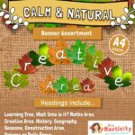 Calm and Natural Classroom Banners - Leaves