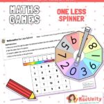 EYFS One less number spinner