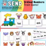 SEND P8 Ordinal Numbers Train Ordering Game