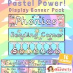 Pastel Classroom Subject Display Banner Pack