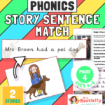 Phase 4 Story Sentence Match Activity
