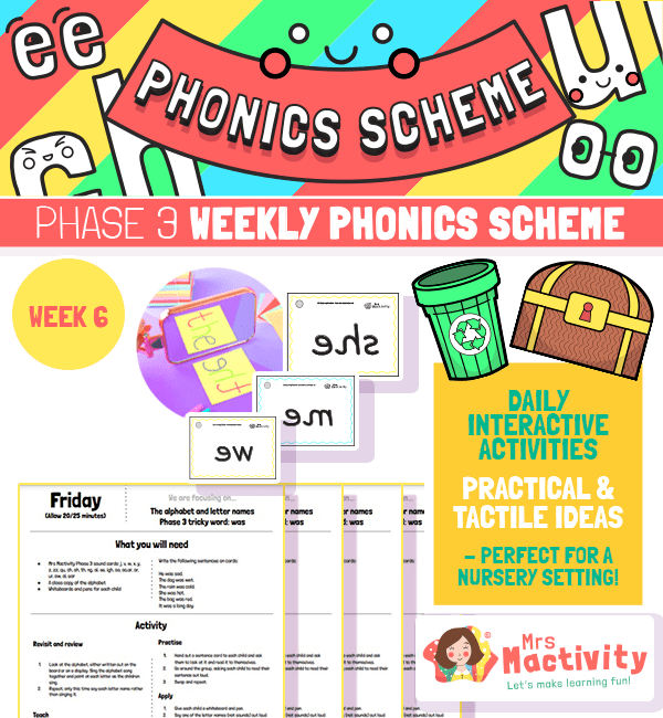 Phonics Scheme Phase 3 Week 6 Mrs Mactivity