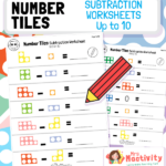 Year 1 Numicon Subtraction From 10 Worksheet