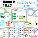 Year 1 Numicon Subtraction From 10 Challenge Cards