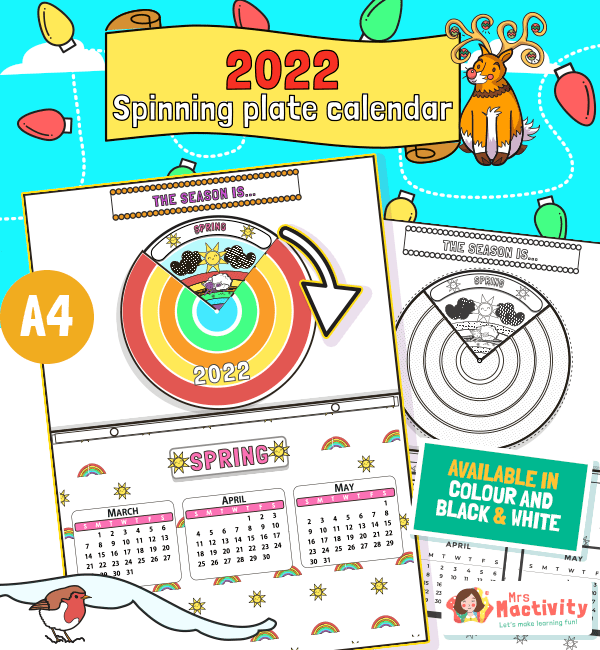 Children's Calendar Paper Plate Craft New Year Resources