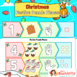 Christmas Number Match to 10 Puzzle Activity