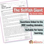 Year 3 Reading Comprehension - The Selfish Giant