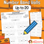Number Bonds to 20 Practice Worksheets - Blank