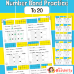 Number bonds to 20 worksheet