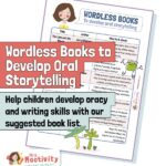 Wordless Book List to Develop Oral Storytelling