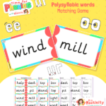 phase 4 polysyllabic matching game