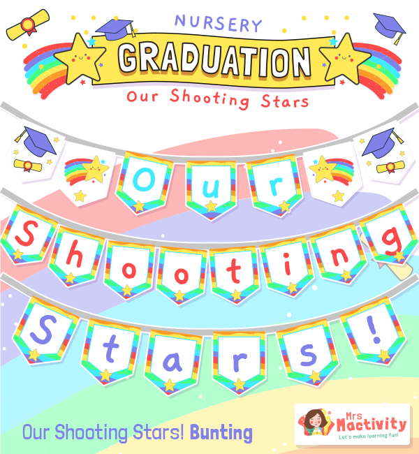 nursery graduation bunting