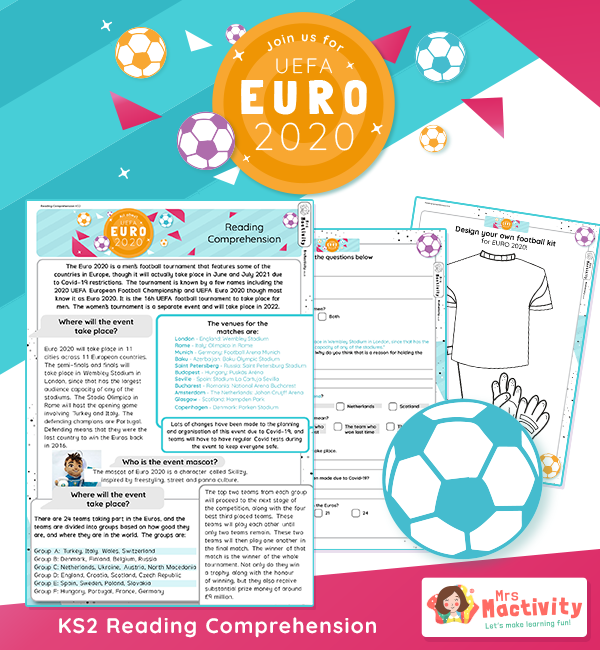 KS2 Euro 2020 Reading Comprehension