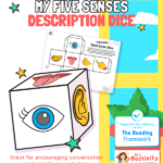 My Five Senses Description Dice