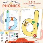 B and D Formation Counter Activity – Phonics Family Range