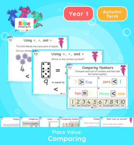 Year 1 | Comparing Activity Lesson Presentation | Year 1 Place Value ...