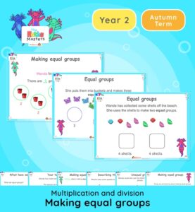 Year 2 | Making Equal Groups Lesson Presentation | Year 2 ...