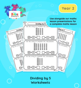 Year 2 | Dividing By 5 Worksheets | Year 2 Division Worksheets