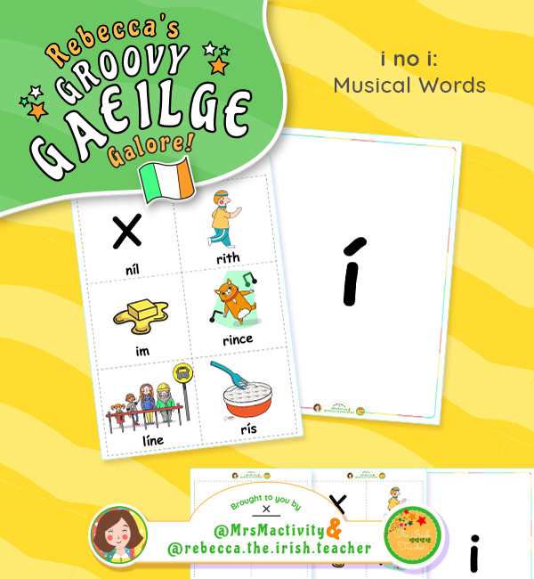 I nó í: Musical Words Game | Rebecca The Irish Teacher Range