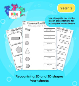 Year 2 | Recognising 2D And 3D Shapes Worksheets | Year 2 Properties Of ...