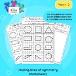 Year 2 | Finding Lines of Symmetry Worksheet