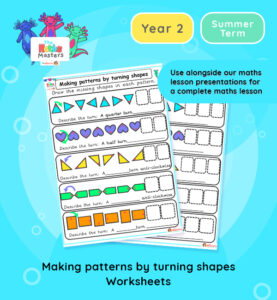 Year 2 | Making Patterns By Turning Shapes Worksheets | Year 2 Position ...