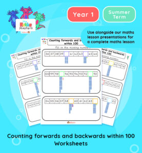 Year 1 Counting Forwards And Backwards Within 100 Worksheets | Number ...