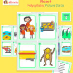 Phase 4 polysyllabic picture cards