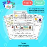 Year 1 | Dates Worksheets